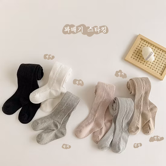 Cotton Cute Girl Tights Pantyhose Design Kids Children Baby Tights